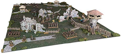 Battle Systems Fantasy Terrain Battlefield Core Set - 28-35mm DND D&D RPG Wargames Historical/Fantasy Card Scenery - style: battlefield