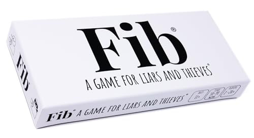 Fib: A Game for Liars and Thieves –– The Award-Winning Party Game for Poker-Faced Scoundrels, Silver-Tongued Storytellers, and Those who Know the Meaning of Yes, and