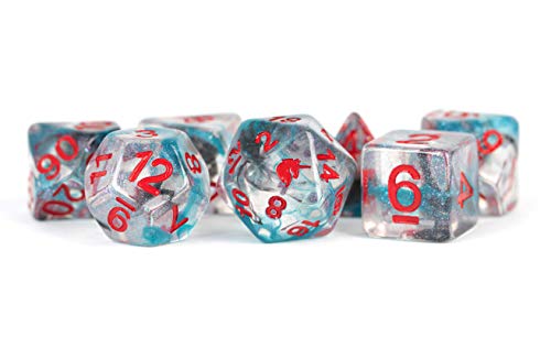 Unicorn Resin Poly Dice Set: Battle Wounds (7)