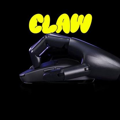 Pulsar Gaming Gears X2 Crazylight Wireless Gaming Mouse, Ultra Lightweight 1.38 oz (39g), Optical Switch, 32000 DPI, 750 IPS, XS-1 Sensor, 8k Compatible (Medium, Jet Black) - color: Jet Black, size: Medium, style: X2 CrazyLight