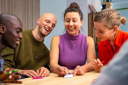 Oink Games A Fake Artist Goes to New York | Japanese Social Deduction Party Game for Families & Adults, Creative Bluffing, Hidden Roles, Group Gameplay, 5-10 Players
