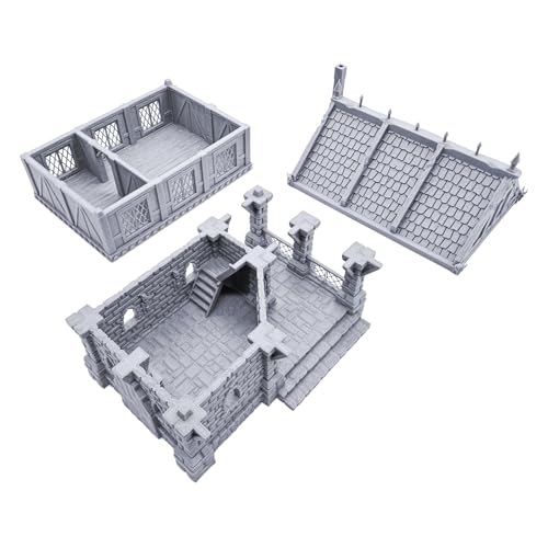 EnderToys Ulvheim Small Merchant House by Terrain4Print, 3D Printed Tabletop RPG Scenery and Wargame Terrain 28mm Miniatures