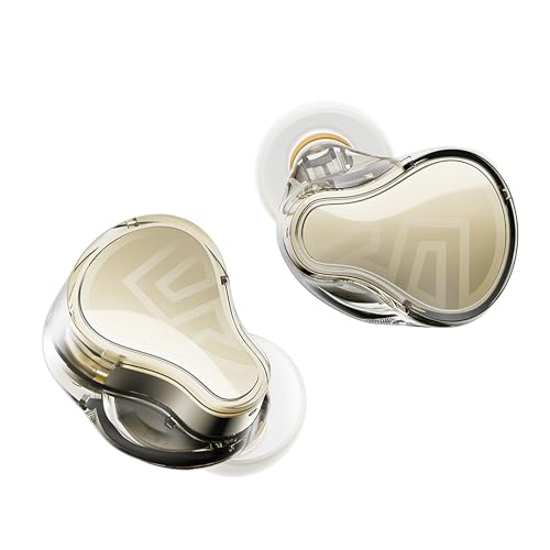 SoundPEATS H3 Wireless Headphones, Triple Driver LDAC aptX Lossless, 55dB | 55dB Hybrid ANC, 6MIC AI ENC, Bluetooth 5.4, IPX5 Waterproof, Fast Charging 10min=2hrs, Multipoint Connection, App EQ - color: Golden