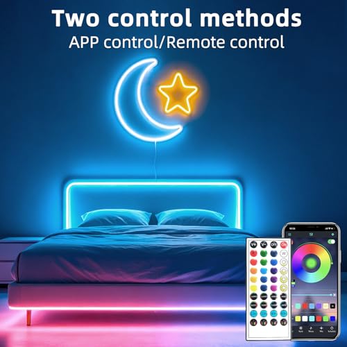 segrass 32.8ft RGB LED neon Rope Lights LED neon Strip Lights Waterproof Flexible Neon LED Strip Lights,Led Lights for Bedroom - size: 32.8FT