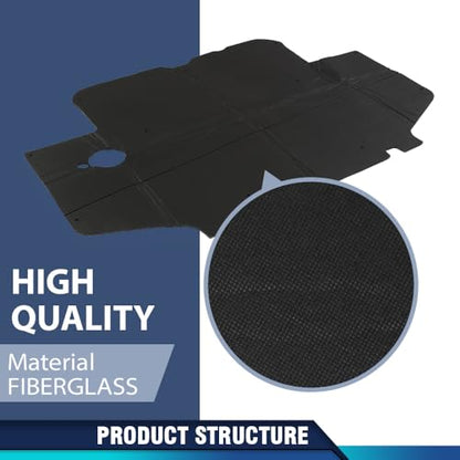 PIT66 Hood Insulation Pad Compatible with Toyota Tacoma 1995-2000 - style: 1995-2000 Toyota Tacoma