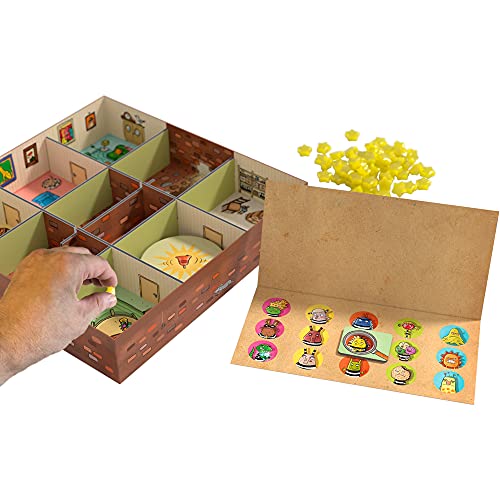 HABA Inspector Mouse: The Great Escape - Detective Board Games for Family Night, Cooperative Memory Games for Ages 5+, Includes 3D Playing Board with Fun Sounds