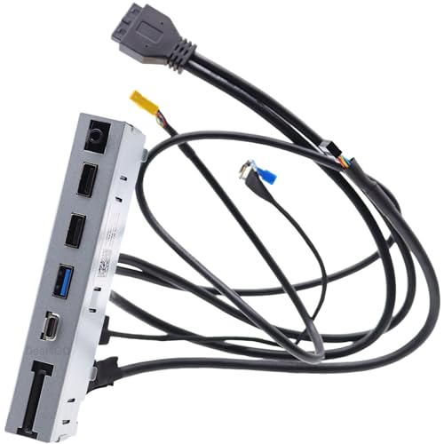 Deal4GO Front Control Panel Audio USB Card Reader IO Board Assembly F0NXG G6PN4 Replacement for Dell Precision 3650 3640 3630 T40 Tower Desktop