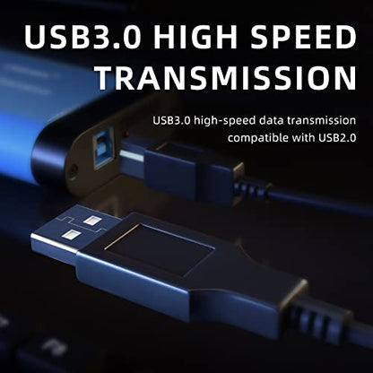 Dual Input Capture Card - HDMI to USB 3.0 Video Capture Device, 1080P 60fps UVC YUV422 PnP HD Video Grabber Converter for Game Recording & Live Streaming - No Drivers Needed