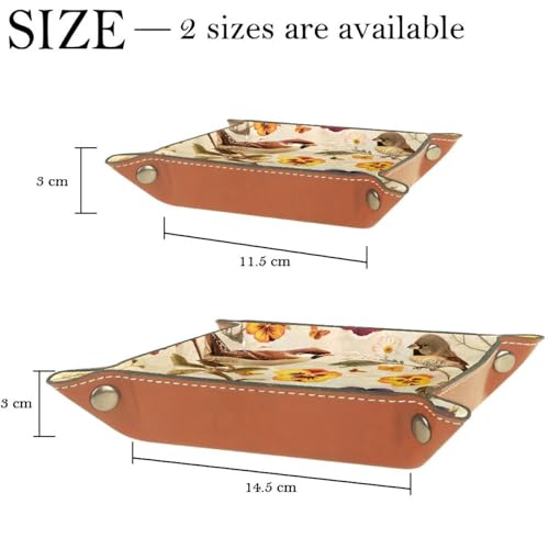 Butterflies Bird Pansies Dice Tray Dice Rolling Tray Folding Dice Holder for Dice Games, Like RPG, DND and Other Table Games - color: Multi 9