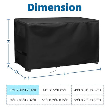 Activity Table Cover for Best Choice Product Multiple Game Table Series | 32x30x14,Waterproof Dustproof Heavy Duty Oxford Fabric,for Interactive Game Table for Kid with Foosball Air Hockey Billiard - size: Game Table-32"x 30"x 14"