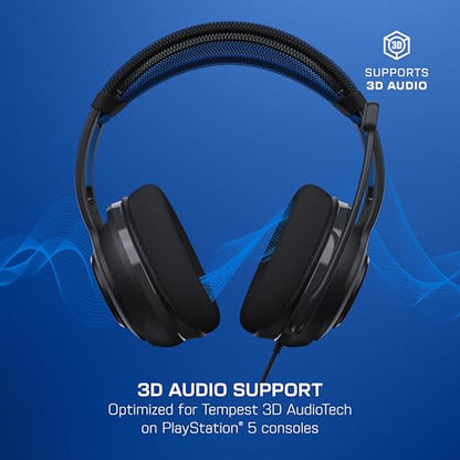 Bundle of Turtle Beach Atlas 200 Wired Gaming Headset Officially Licensed for PS5 & PS4 - Black + Victrix Pro BFG Reloaded Wireless Gaming Controller Officially Licensed for PS5, PS4, PC - color: Black Bundle