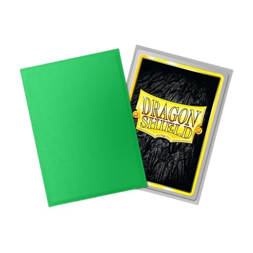 Dragon Shield | Matte Dual Standard Size Card Sleeves | 100ct - Smooth & Tough Premium TCG Sleeves - Compatible with Pokemon, One Piece, and Magic: The Gathering | Apple Green & Silver - color: Apple Green & Silver