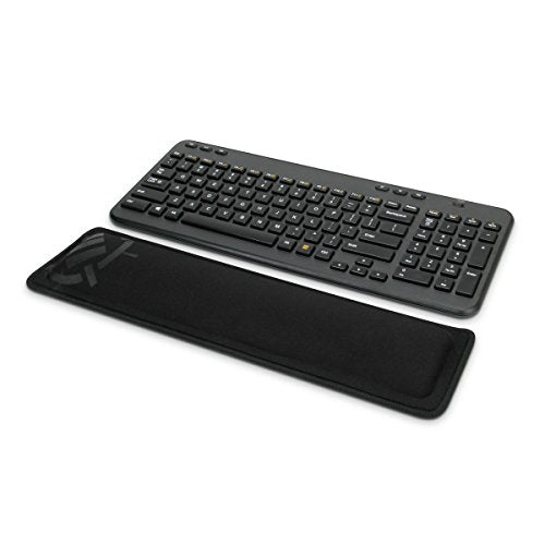 ENHANCE Compact Bluetooth Keyboard Wrist Rest Pad with Soft Memory Foam Support for Bluetooth Keyboards - Anti-Fray Stitching, Non-Slip Base, Gaming Wrist Rest Decal - Thick 1 inch Padding - color: Compact Keyboard Wrist Rest