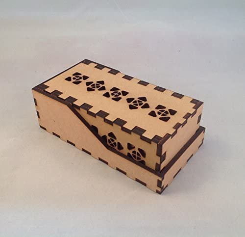 Mini Dice Tower v1 Smoke Acrylic Window Laser Cut MDF Unique Fast Shipping