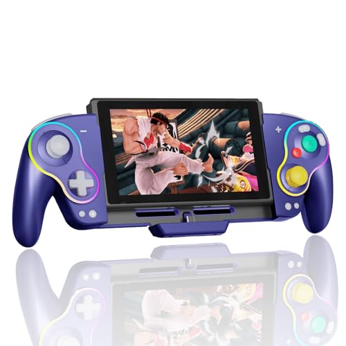 QRD Stellar V3 Handheld Controller for Switch,Switch OLED,Hall Effect Joystick,Mechanical/Macro Back Buttons,Rumble, Motion Sensing
