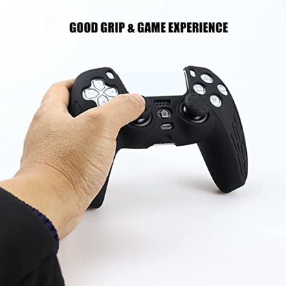 Silicone Skin for Ps5 Controller, 1pc Anti-Slip Shell Cover Case with 10 Joystick Grips for Playsation 5 Controller Wireless Gamepad(PS5 Controller #8) - color: PS5 controller #8