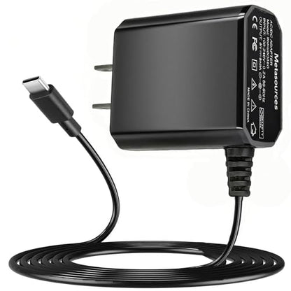 5V Adapter for Lume Cube LC-Panel 112 LC-PANELGORGB RGB Panel GO Broadcast | USB-C 5V AC/DC Lighting Kit Webcam Light Enhance Video Calls Streaming Power Supply Charger
