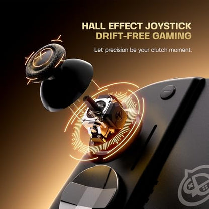 NYXI Hyperion 3 Switch 2 Controller–World's First Third-Party Wireless Controller for Switch 2, Hall Effect Joystick, 9-Axis Gyro, Full Mechanical Buttons, Adjustable Vibration, Dual Back Buttons - color: Dark