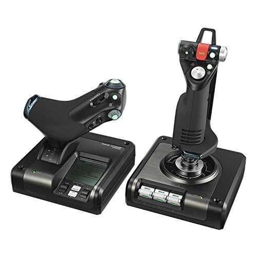 Logitech G Saitek X52 Pro 비행 제어 시스템 - 블랙/실버