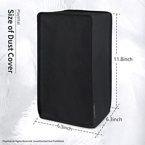 PlayVital Black Nylon Dust Cover for Xbox Series X Console, Soft Neat Lining Dust Guard, Anti Scratch Waterproof Cover Sleeve for Xbox Series X Console - color: Black