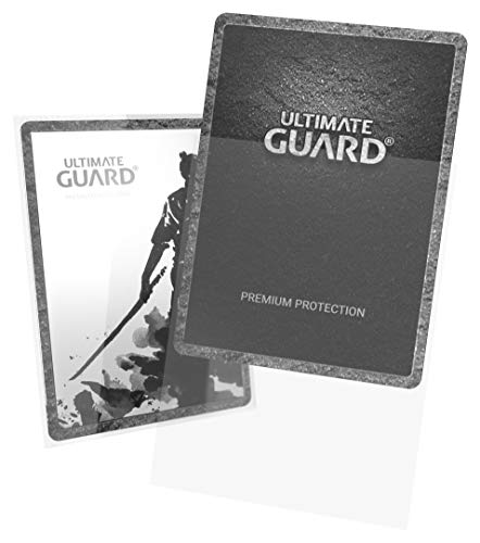 Ultimate Guard Katana Card Sleeves: 100 Standard Size TCG Sleeves, 66 x 91mm, Clear Back, Tournament Quality, No PVC & Acid-Free, High Clarity - color: Clear, size: Standard Size (66 x 91mm)