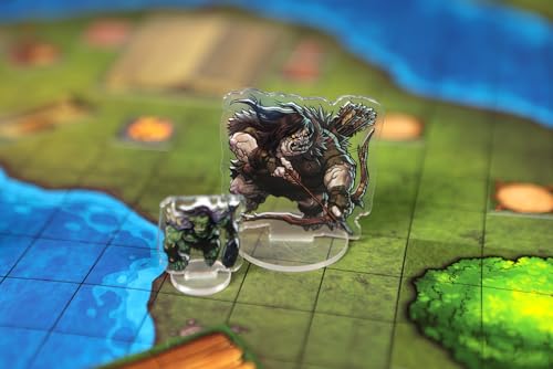 1985 Games Orc Minis Pack – Compatible with DND, RPG & Tabletop Games – Roleplaying Miniature Figures for TTRPG Quests - style: Orcs