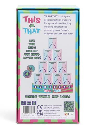 This or That Party Game – Family Card Game with Easy Either/Or Choices | Fun Guessing Game for Kids, Teens & Adults Where Players Follow Their Path Down the Pyramid for Family Game Night & Parties