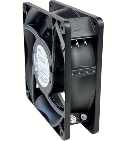 for ebmpapst 4600N Axial Fan，115V 12038 Industrial Cooling Fan All-Metal Heat-Resistant Cooling Fan 4600N, 2-Pin 20W