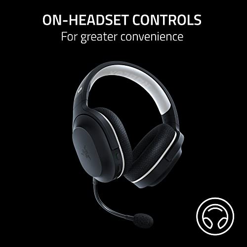 Razer Barracuda X Wireless Gaming & Mobile Headset (PC, PlayStation, Switch, Android, iOS): 2.4GHz Wireless + Bluetooth - Lightweight - 40mm Drivers - Detachable Mic - 50 Hr Battery - Roblox Edition - color: Roblox, size: Standard, style: Barracuda X