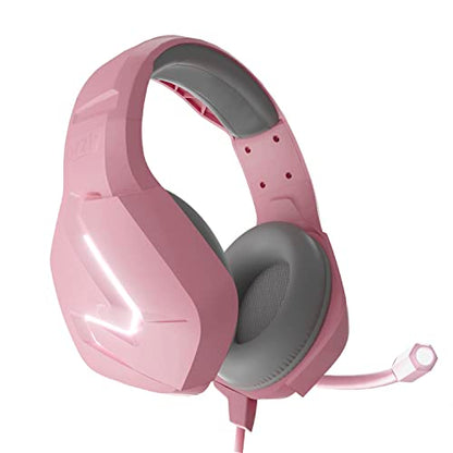 Orzly Gaming Headset (Pink) for PC and Gaming Consoles PS5, PS4, Xbox Series X | S, Xbox ONE, Nintendo Switch & Google Stadia Stereo Sound with Noise Cancelling mic - Hornet RXH-20 Nakuru Edition - color: Pink