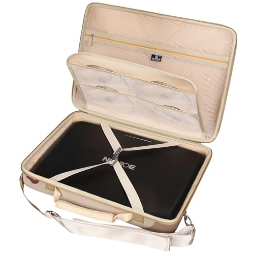 Tourmate Hard Storage Case for BOIFUN/POFOTO/YOTON 17.5" 16.9" 15.5" Portable DVD Player,PJGCWB 16.9" POFOTO 15.7" Portable EVA Box (Only Box) (Camouflage (khaki)) - color: Camouflage (khaki)