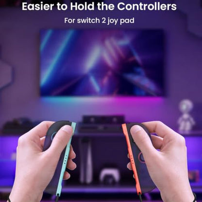 Arvytosty Magnetic Wrist Straps for Switch 2 Joy-Con, Adjustable Lanyard with SR/SL Buttons, Compatible with Switch 2 Mouse Mode, Replacement Wrist Strap Accessories (Blue&Red-4 Packs) - color: Blue&Red-4 Packs