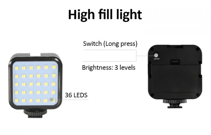 Video Conference Lighting Kit, Laptop Light, Webcam Lighting for Laptop Computer, Zoom Meeting,Streaming and Self Broadcasting, Vlogging
