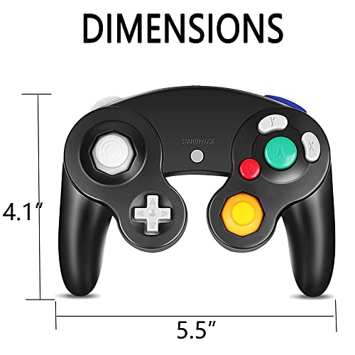 Reiso Classic NGC Wired USB Controller for Windows PC MAC (Black) - color: Black
