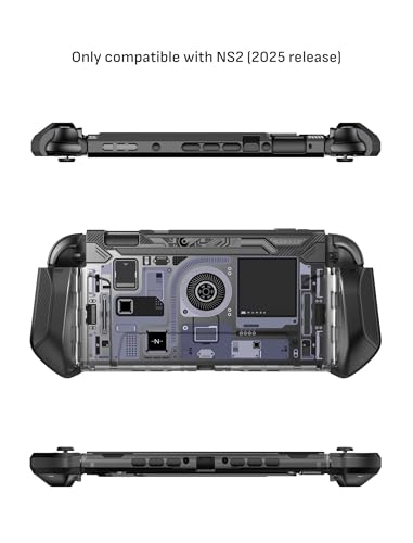 Mumba Blade Series Case for Nintendo Switch 2 [Dock Friendly] [Military-Grade Protection] Switch 2 Grip Protective Cover Shell, Quick-Release Joy-Con, Accessories for Switch 2 Controllers (Circuit) - color: Circuit