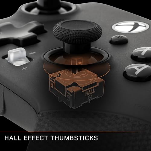 PowerA FUSION Pro 4 Wired Controller for Xbox Series X|S, adjustable height thumbsticks, hall effect thumbsticks, mappable buttons, officially licensed, works with Xbox One and Windows 10/11 - style: FUSION Pro 4