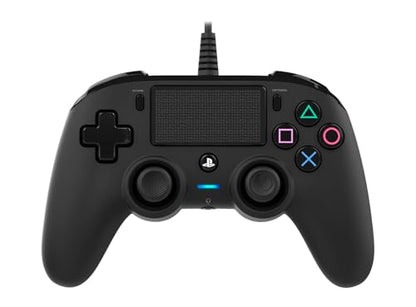 Nacon Wired Controller Officially Licensed by PlayStation for PS4 | Official PlayStation 4 controller layout - Enhanced comfort - Immersive vibration - Integrated low-latency 3-meter cable