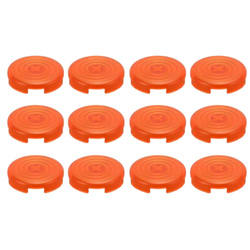 Fockety 12PCS Arcade Stick Replacement Hitbox Button Caps for Mechanical PushButtons, Caps for Kailh, for Cherry, for TTC, for Akko, for Glorious Switches Caps, Arcade Button Accessories - color: Orange