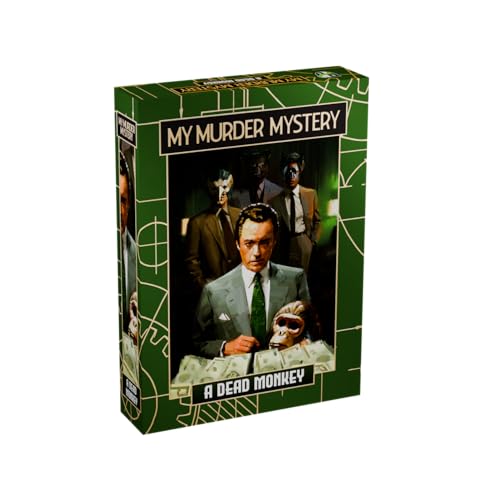 Horrible Guild My Murder Mystery - A Dead Monkey, Host Your Own Murder Mystery Event, Solve The Case, Ideal for Game Nights, 5-7 Players