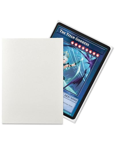 TitanShield Small Japanese Card Sleeves, White (150 Sleeves) - Fits Yu-Gi-Oh - color: White