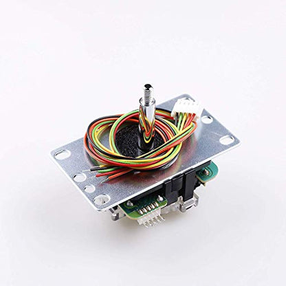 Sanwa JLF-TP-8YT Joystick + Sanwa 8 pcs OBSF-30 Push Button Bundle Kit Color : Gray - for Arcade Game 4 & 8 Way Adjustable, Compatible with Catz Mad SF4 Tournament Joystick S@NWA - color: Gray