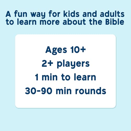 So You Think You Know The Bible, Fun Bible Trivia Game and Christian Gift | Best Bible Edition Card & Board Game for Kids, Adults & Families, Bible Study Quiz & Religious Gift for Christian Men & Women