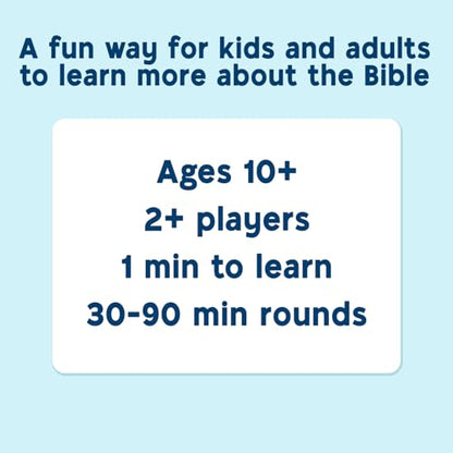 So You Think You Know The Bible, Fun Bible Trivia Game and Christian Gift | Best Bible Edition Card & Board Game for Kids, Adults & Families, Bible Study Quiz & Religious Gift for Christian Men & Women