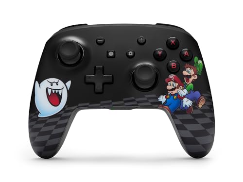 PowerA Enhanced Wireless Controller for Nintendo Switch with Lumectra – Mario Peek-A-Boo, rechargeable battery, motion controls, officially licensed - style: Mario Peek-A-Boo