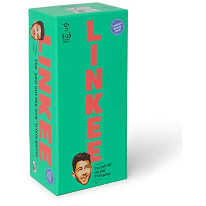 Spin Master Games Linkee Nick Jonas Edition Family Quiz Game | Find The Connecting Link Trivia, Promotes Lateral Thinking STEM Skills, Fun For Family Game Night, For 2+ Players, Ages 12+