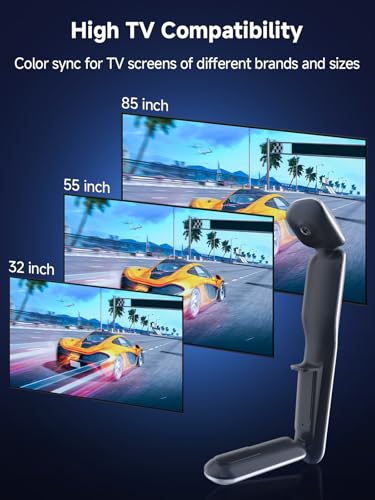 KANTUTOE TV LED Backlight Sync to Screen, 20.34ft LED Lights for 65-100 Inch TVs & PC Monitors, Smart App Control TV Lights that Change with TV, Backlight with Camera, Music Sync Strip Lighting - size: 20.34FT for 65"-100" TV