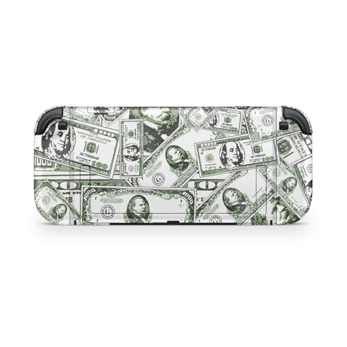 Glossy Glitter Gaming Skin Compatible with Nintendo Switch 2 Console Only - Phat Cash - Premium 3M Vinyl Protective Wrap Decal Cover - Easy to Apply | Crafted in The USA by MightySkins - color: Phat Cash, size: Switch 2 Console Skin Only, style: Glossy Gl