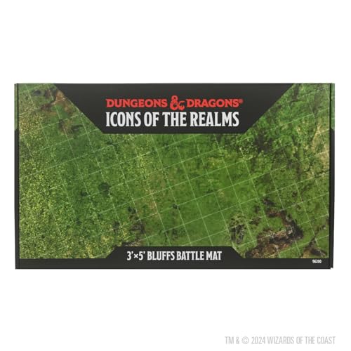 WizKids D&D Icons of The Realms: Battle Mat (Plains Battle Mat) - style: Plains Battle Mat