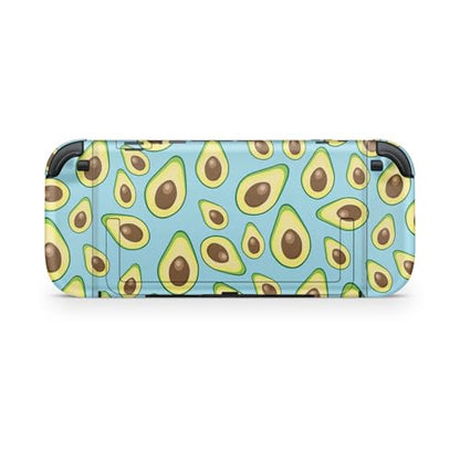 Gaming Skin Compatible with Nintendo Switch 2 Console Only - Blue Avocados - Premium 3M Vinyl Protective Wrap Decal Cover - Easy to Apply | Crafted in The USA by MightySkins - color: Blue Avocados, size: Switch 2 Console Skin Only, style: Matte Finish
