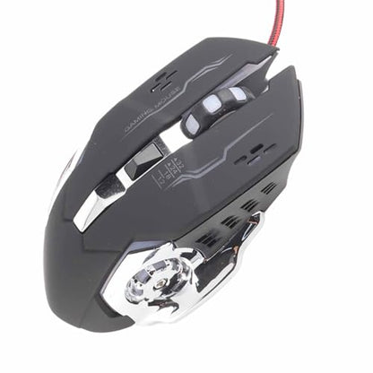 GOWENIC Mini Gaming Keypad Mouse, 35 Keys USB RGB Wrist Rest Half Hand Keypad, Portable Gaming Keyboard Mouse Converter with Adapter for iOS